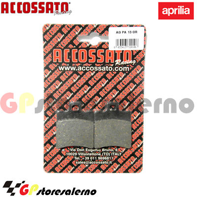 AGPA13OR ORGANIC PADS FRONT RECLINED APRILIA 50 AREA 51 1998