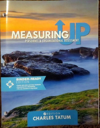 MEASURING UP PERSONNEL & ORGANIZATIONAL ASSESSMENT - 1st Binder-Ready Edition - 第 1/4 張圖片