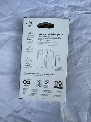 PopSockets Magnetic Phone Wallet with Grip and MagSafe- Latte - Photo 3 sur 8
