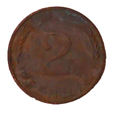 2 Pfennig German Coin 1981 D