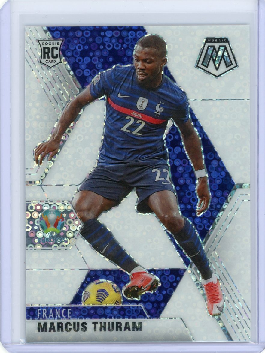 2021 Panini Mosaic UEFA Euro Soccer White Disco Rookie #120 Marcus