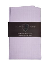 BLACK BROWN 1826 Men's Basic Light Purple Pre-folded Pocket Square