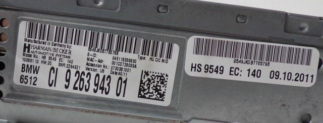 Bmw 6512 harman
