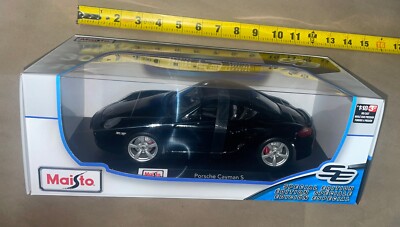 Maisto Porsche Cayman S Black 1/18 Scale Diecast | eBay
