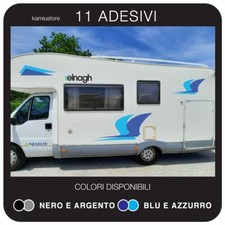 Adesivo Elnagh Marlin 58 per camper in vinile prespaziato 11 adesivi componibili