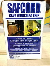 3" x 30' SafCord Safety Cord Cover Carpet trip free - taupe Cut to size