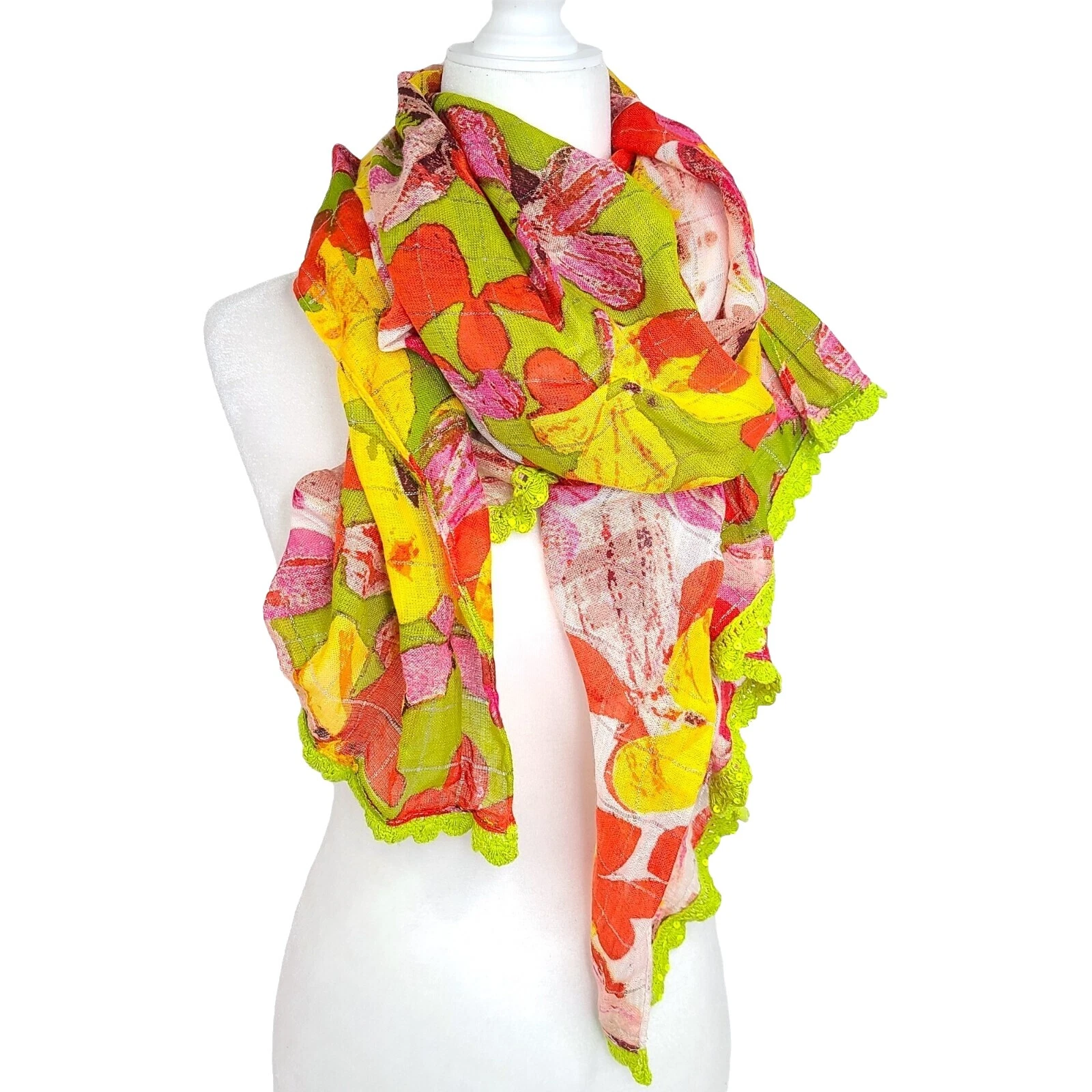 亮片复古围巾和披肩