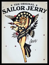 The Original Sailor Jerry, Retro Metal Sign, Pub, Bar, Man Cave 