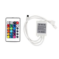 24 Keys Dual Connector Ir Remote Controller 2a/channel For Rgb Led Light Strip 24 Keys Dual Connector Ir Remote Controller 2a/channel For Rgb Led Light Strip