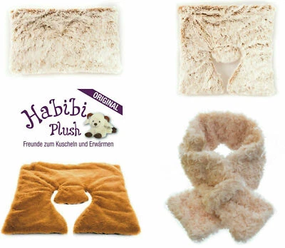 HABIBI PLUSH Habibi Nackenwärmer Wärmekissen Nackenhörnchen Schal aufheizbar für Mikrowelle