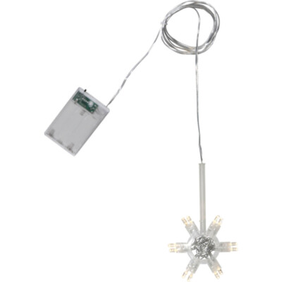 STAR Lighty LED Lichter Kette Beleuchtung für Papiersterne 12 LEDs wamweiß 1,5 m
