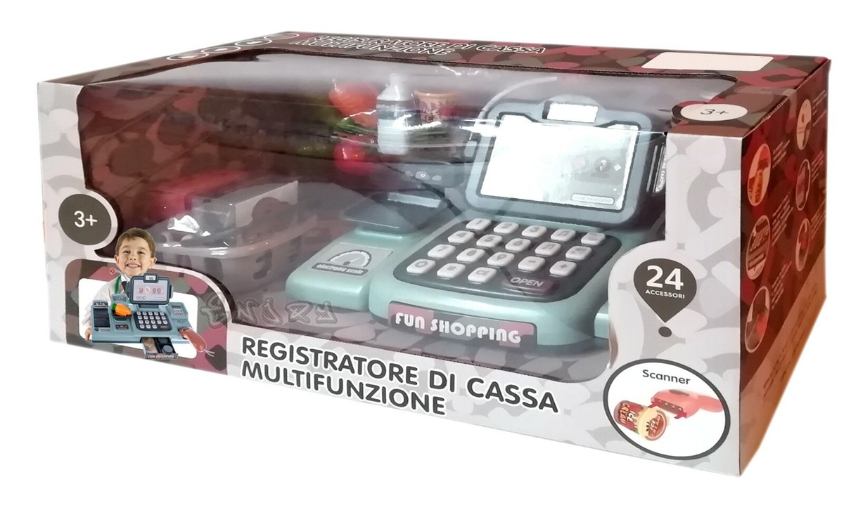 Cassa Registratrice Giocattolo con Musica - Gioco di Imitazione
