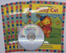 Let  s Read Together Book, PATTY CAT, Kane Press, 6 Books With CD