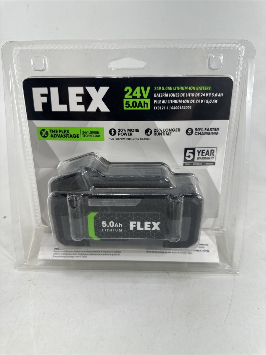Flex FX0121-1 24V 5.0Ah Lithium-Ion Battery Factory Sealed