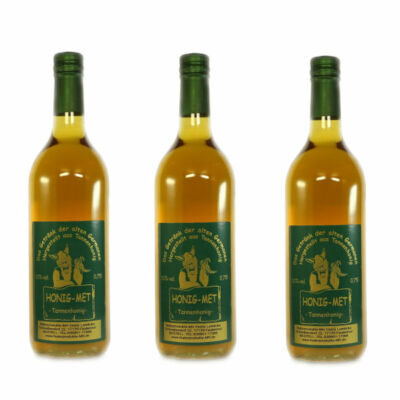 (10,87 EUR/l) 3 Flaschen Met Tannenhonig á 0,75l (10% vol.) Honigwein