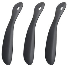 Metal Shoe Horn Set of 3   Stainless Steel 7.5-Inch Portable Shoehorns for Tr...