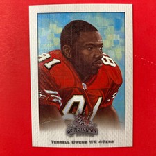 Terrell Owens 2002 Donruss Gridiron Kings Card #83 NFL San Francisco 49ers