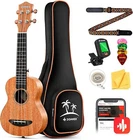 Donner 23 inch Concert Ukulele Ukelele Ukalele With Bag Strap String Tuner Pick