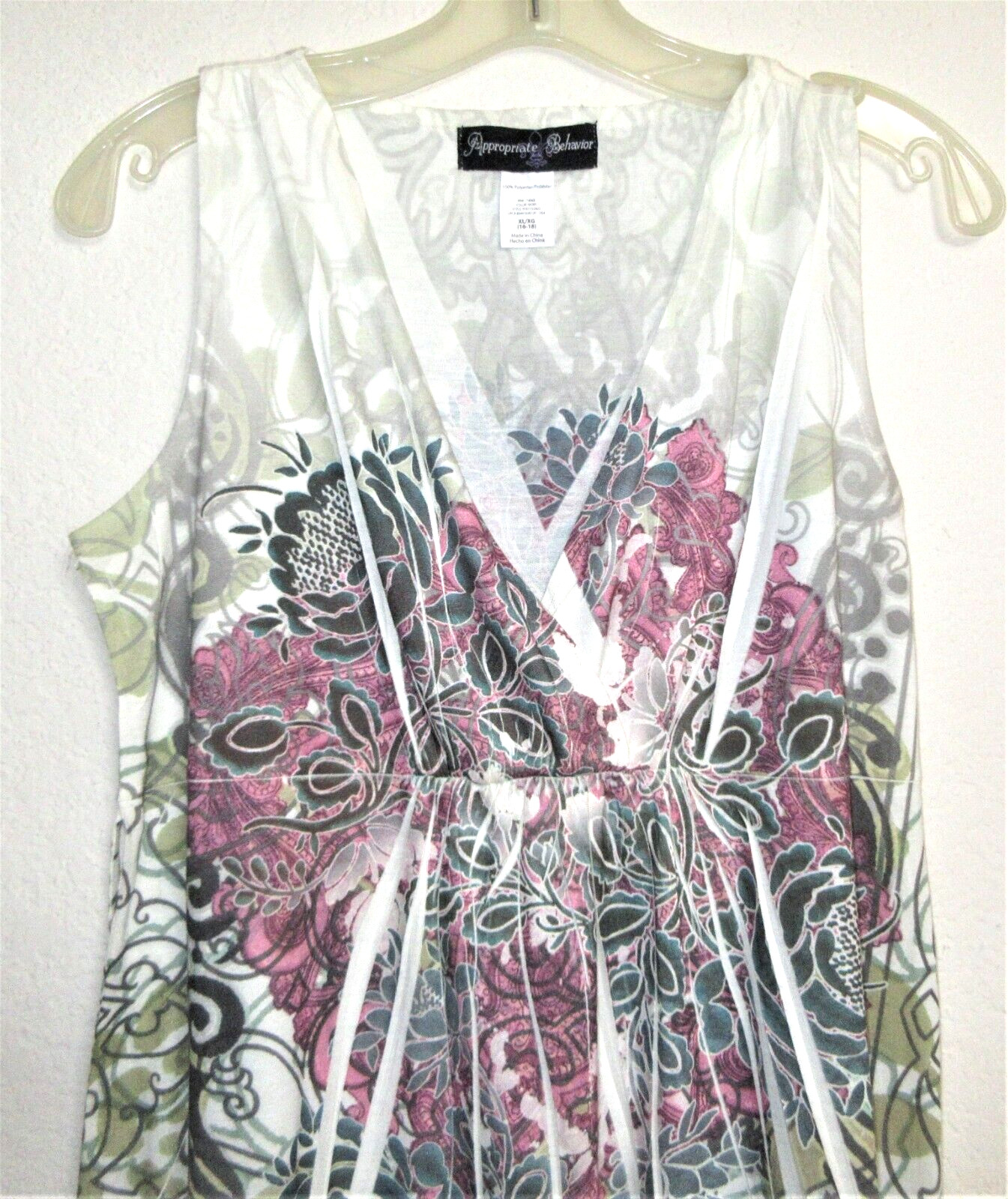Appropriate Behavior Floral Sublimation Dress wit… - image 2