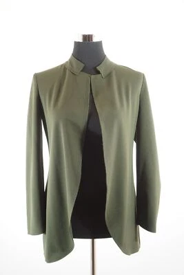 KAOS Damenblazer Blazer 38 (it 40) grün oliv uni Einreiher Tuch D300 - Bild 1 von 4