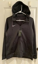 NWT Nike Women's Therma Training Full Zip Hooded Jacket Gray Medium M