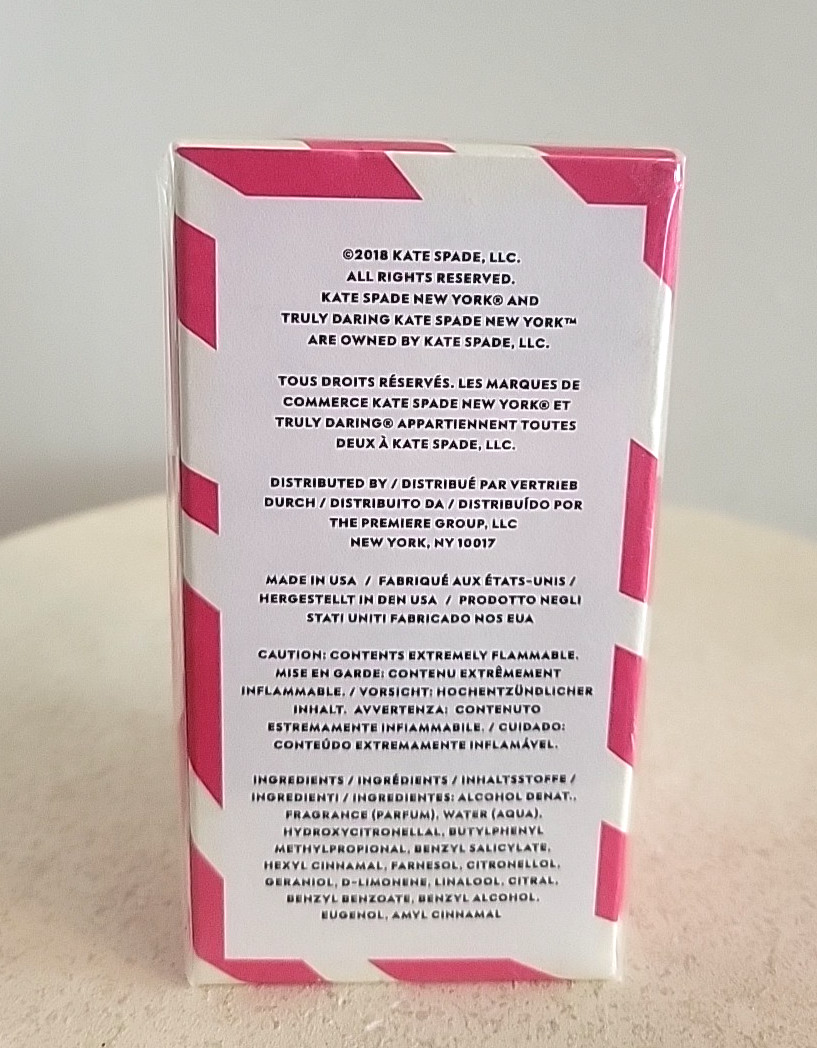 KATE SPADE TRULY DARING EAU DE TOILETTE SPRAY 2.5 FL OZ NEW SEALED thumbnail 2