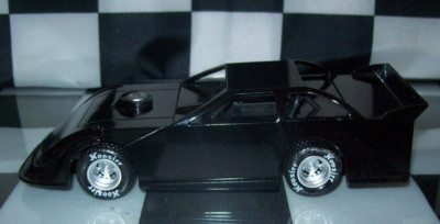 BLACK BLANK 1/32 PULL BACK DIRT LATE MODEL DIECAST CAR