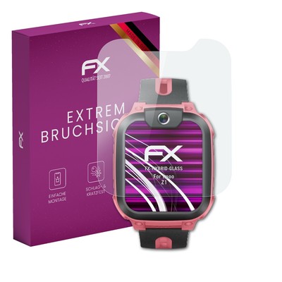 atFoliX Glasfolie für imoo Z1 Displayfolie 9H Schutzpanzer Displayschutzfolie