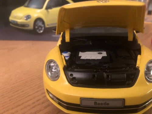 1:18 VW Beetle The new Coupe Yellow Kyosho rare - Picture 7 of 9