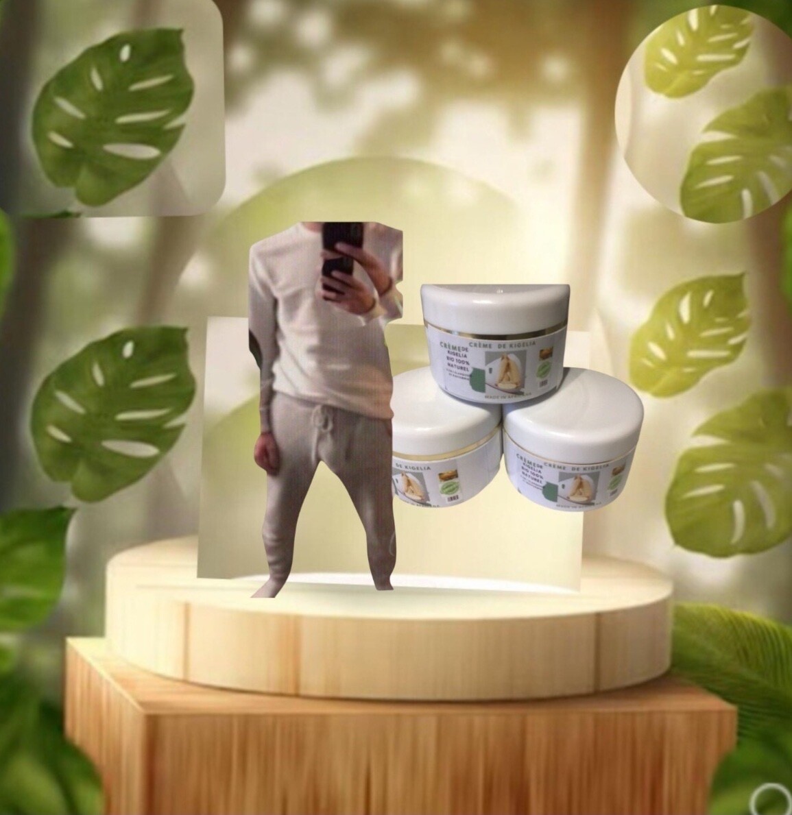 Crème Allongea Kigelia 3 En 1 Bangala XXL - Mélange écorce Et Racine - 100g X 2 Pots Neufs
