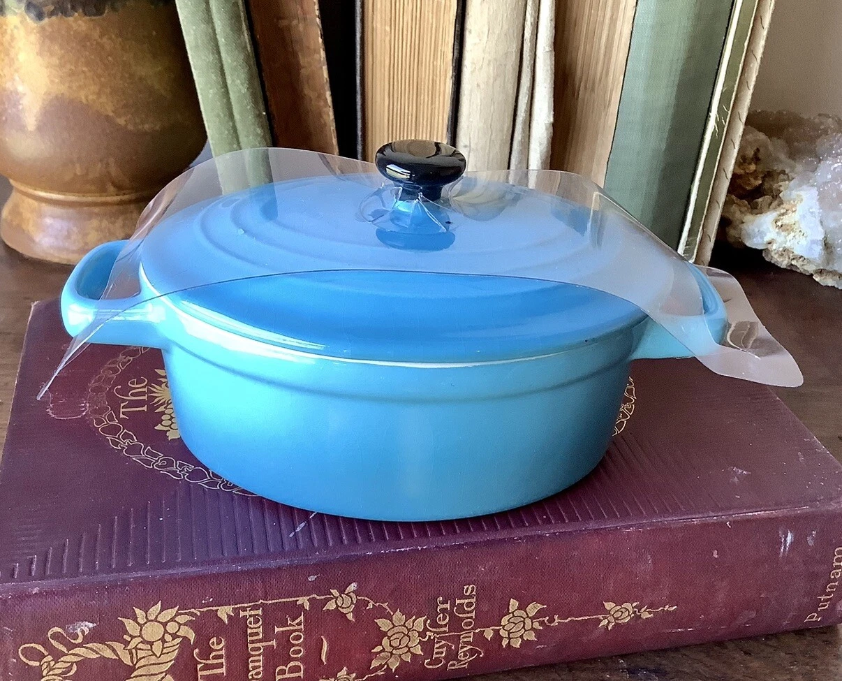 Housewares International Mini Dutch Oven in Turquoise 4.5 X 3” New
