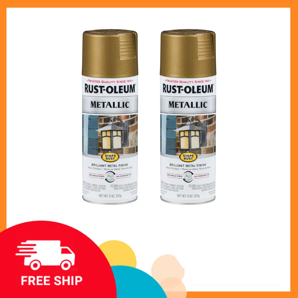 Rust-Oleum Stops Rust 11 oz. Metallic Champagne Bronze Protective