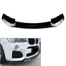 US Front Bumper Lip Spoiler Splitter Body Kit For BMW X3 F25 X4 F26 Sport 14-18