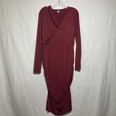 tie long sleeve dress Wholesale MOQ6 Printed Tie Neck Long Sleeve Maxi Dress