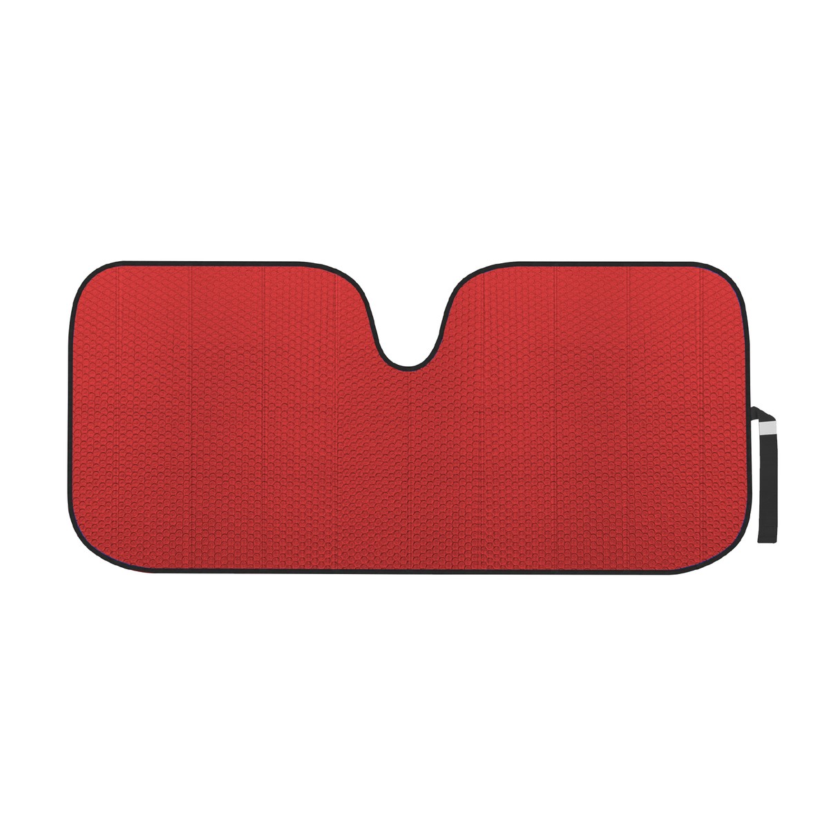carXS Auto Sunshade Red Foil Reflective Sun Shade Windshield Visor