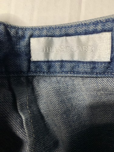 Preowned- Vintage Jill Stuart Button Front Denim Culottes Womens (Size 27) - Picture 5 of 8