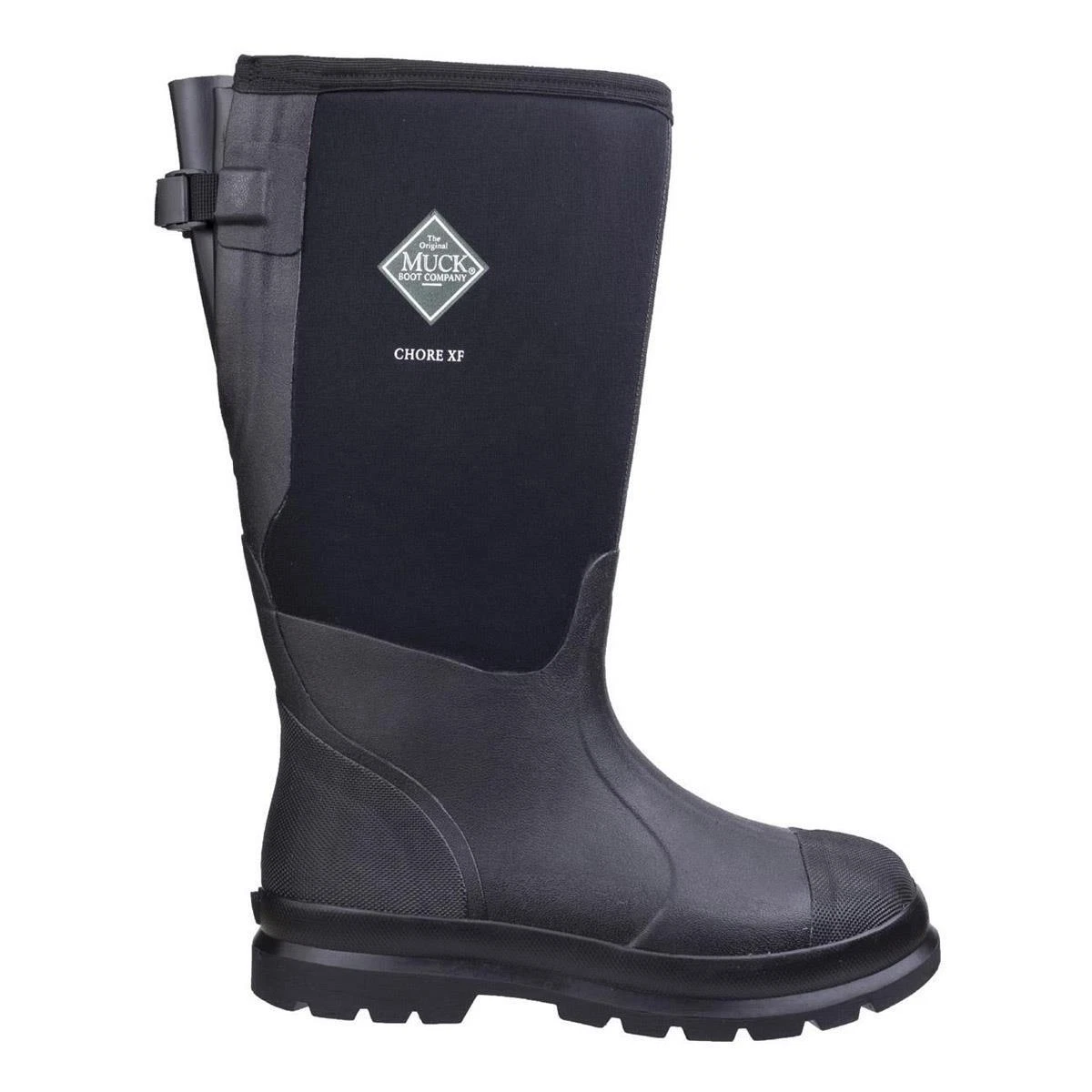 Muck Boots Mens Welly Black Waterproof Slip On Chore XF Gusset SIZE