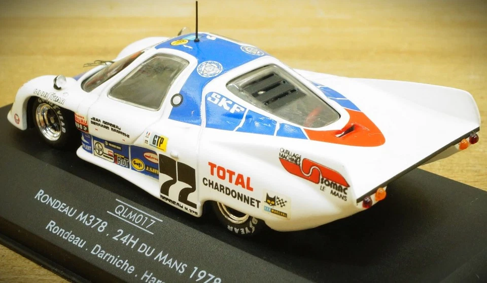 1:43 Quartzo Rondo M378 "SKF" #72 Le Mans 1978 "Rondeau / Darniche / Haran" - Imagen 4 de 4