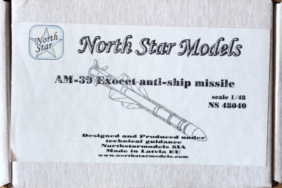 1/48 North Star Models AM-39 Exocet Anti Ship Missile #48040