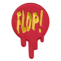 Flop! Klecks - AufnäHer, BüGelbild, AufbüGler, GrößE: 5 X 7,3 Cm