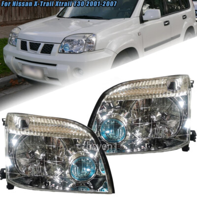 Left Right Headlight HeadLamp Fog Light For Nissan X-Trail Xtrail T30 2001-2007