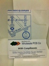 Lexan Polycarbonate Clear Sheet 420mm x 297mm x 0.75MM Thin Film A3