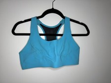 Lululemon Womens Blue Sports Bra 36C Athletica Mesh Adjustable