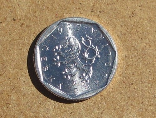 Czech Republic 1997 Aluminum 20 Haleru Coin KM#2.1