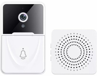 Wireless Doorbell Camera with Tuya APP Control Doorbell Chime, 2.4GHz Wi-Fi