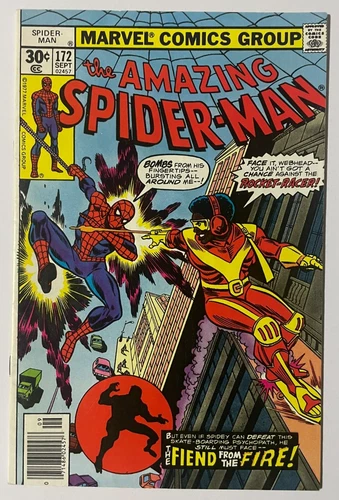 Amazing Spider-Man #172 Marvel 1977 1st Rocket Racer FN+/VF-