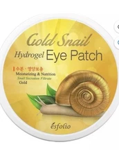 Esfolio Gold Snail Hydrogel Eye Patch Moisturizing Nutrition Korean Skincare 