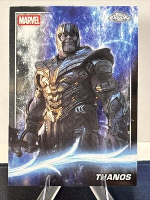 2025 Topps Chrome Marvel Studios THANOS #100 Base AVENGERS Endgame Card