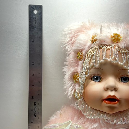 Tradizioni Neve Baby Pearl Bear Bambola Seymour Mann 17" - Foto 19 di 22