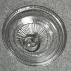 Pyrex G5C Round Replacement 7” Glass Lid Clear Ribbed Indented Vintage
